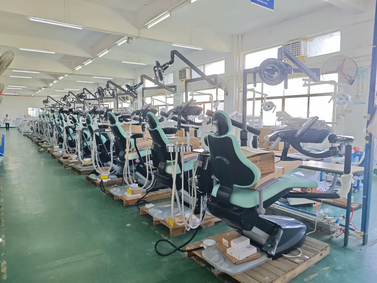 KASO dental units ready in workshop